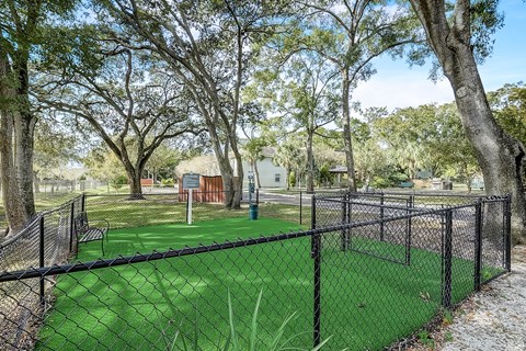 Pet Park at Fernwood Grove Apartments at 4900 MacDill Ave in Tampa, Florida